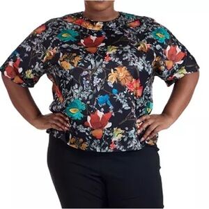 PARI PASSU Marni Leaves Print Shirt Size 7 (US 24) NWOT